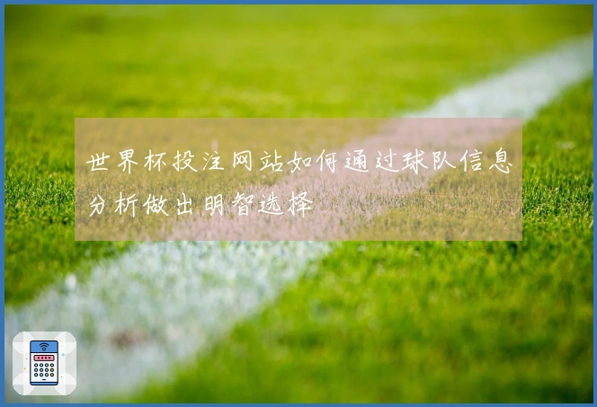世界杯投注网站如何通过球队信息分析做出明智选择