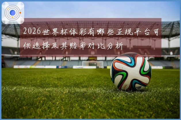 2026世界杯体彩有哪些正规平台可供选择及其赔率对比分析