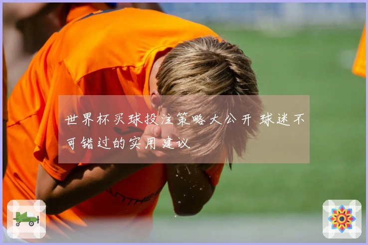 世界杯买球投注策略大公开 球迷不可错过的实用建议